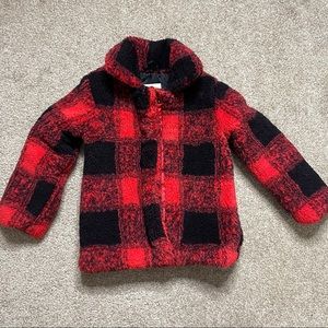 Buffalo Plaid Microplush Jacket